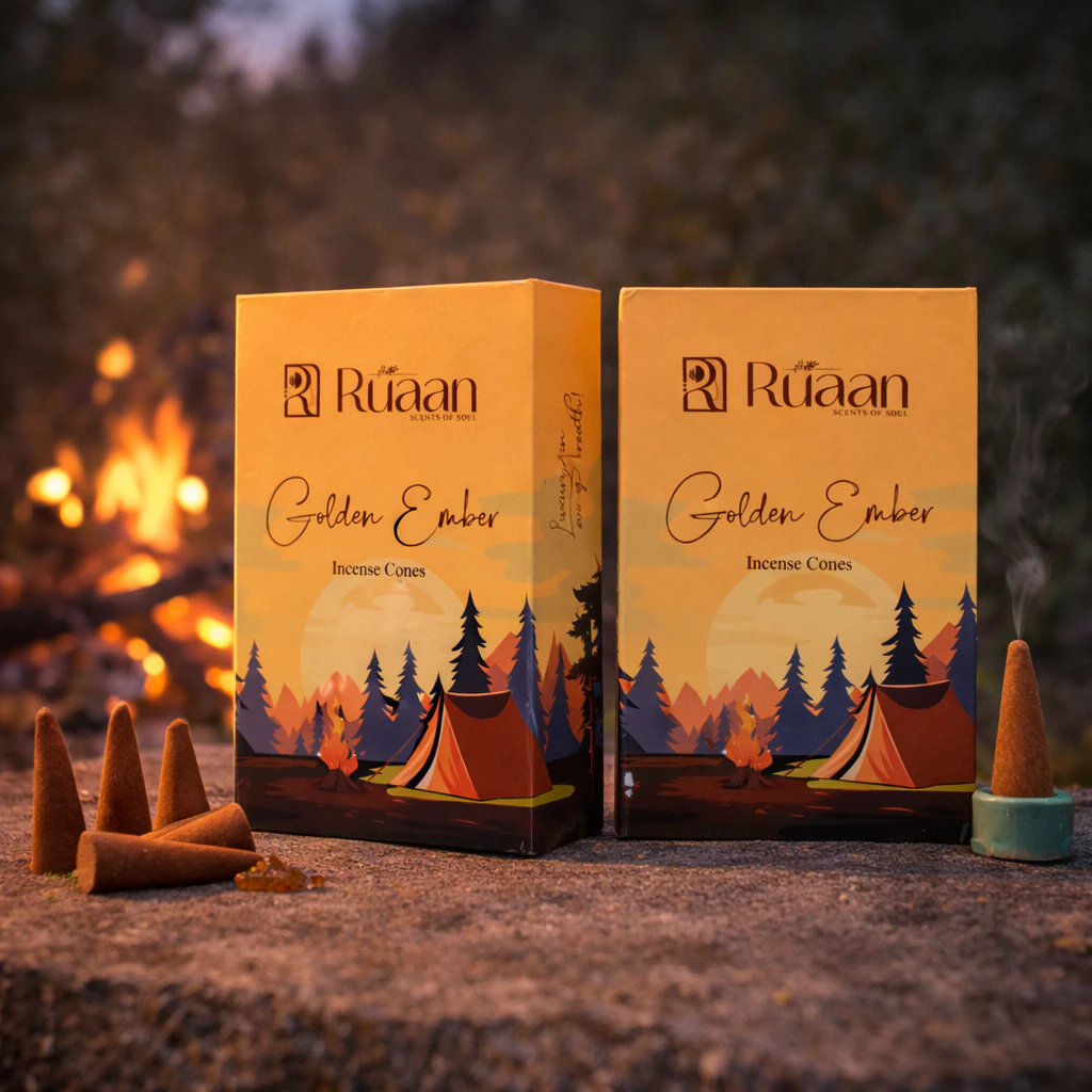 Golden Ember Incense Cones