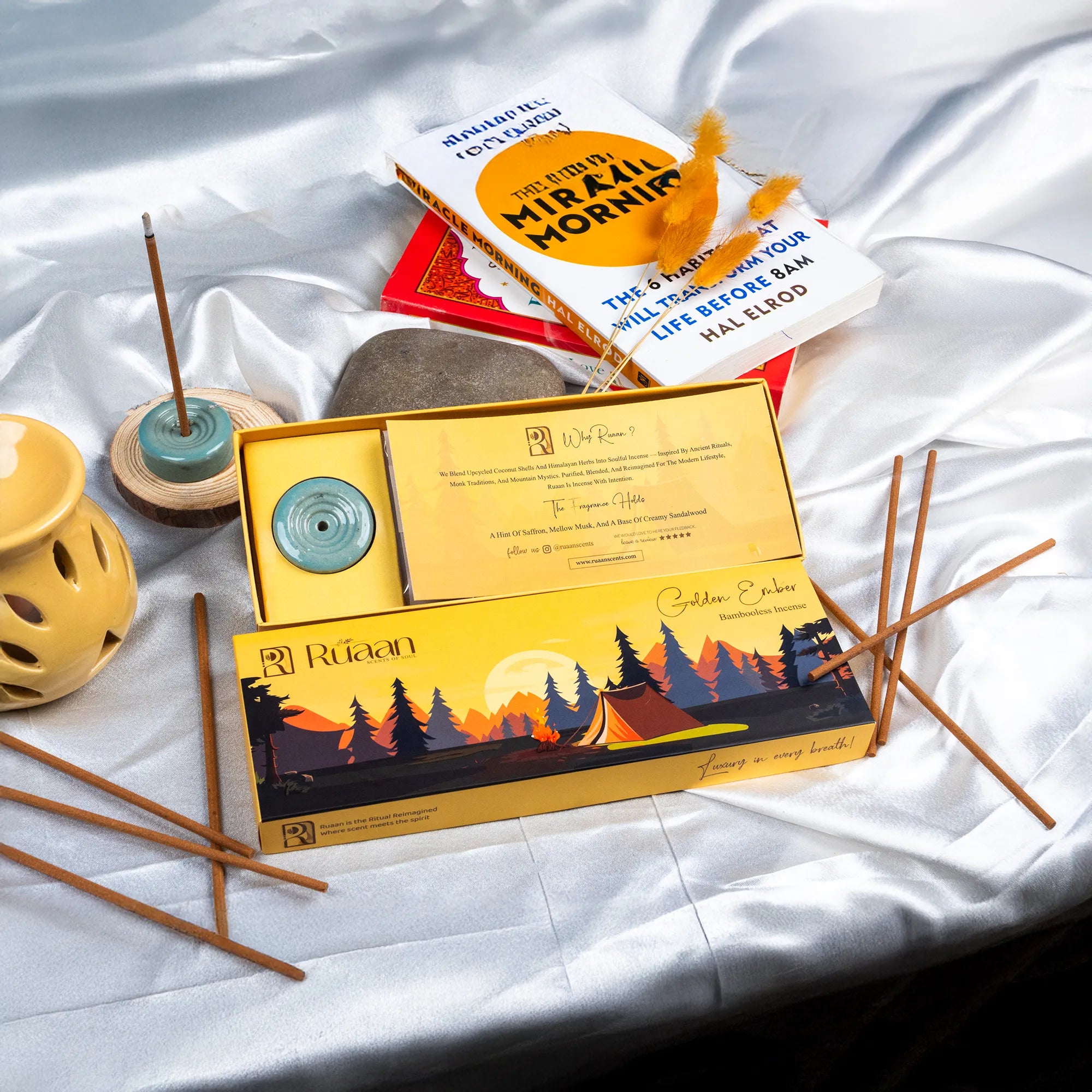 Golden Ember & Mystic Mandarin - Bambooless Incense Combo
